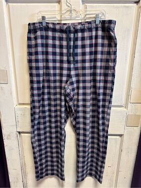 Men's Nautica Blue Plaid Lounge Pants